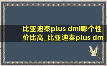 比亚迪秦plus dmi哪个性价比高_比亚迪秦plus dm-i真实油耗